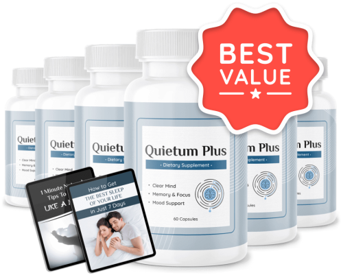 Quietum Plus - 6 Bottles + 2 Ebooks