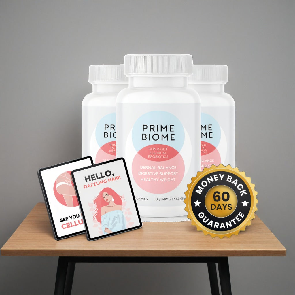 PrimeBiome - 3 Bottles + 2  Ebooks